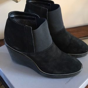 Aquatalia Suede leather booties